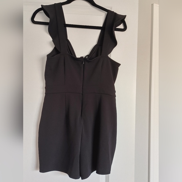 Bar III Black Romper with Cutout - Picture 3 of 5